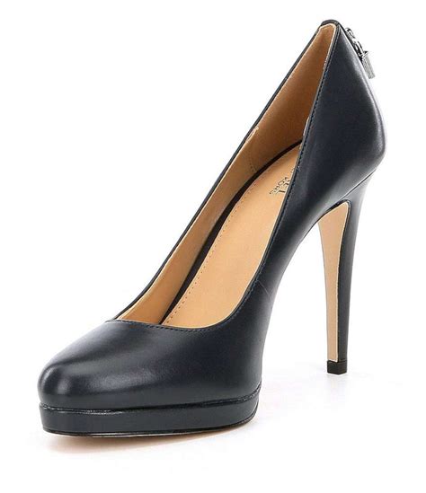 michael kors pumps brown|Michael Kors closed toe pumps.